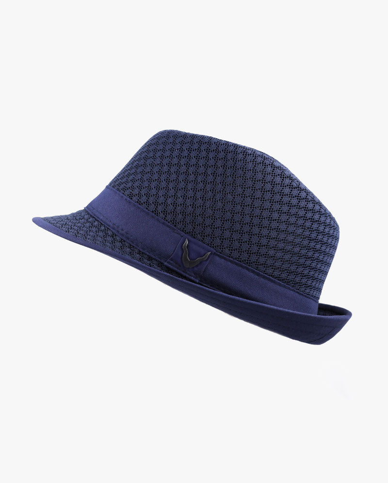 Black Horn - Light Weight Cool Soft Crushable Mesh Fedora