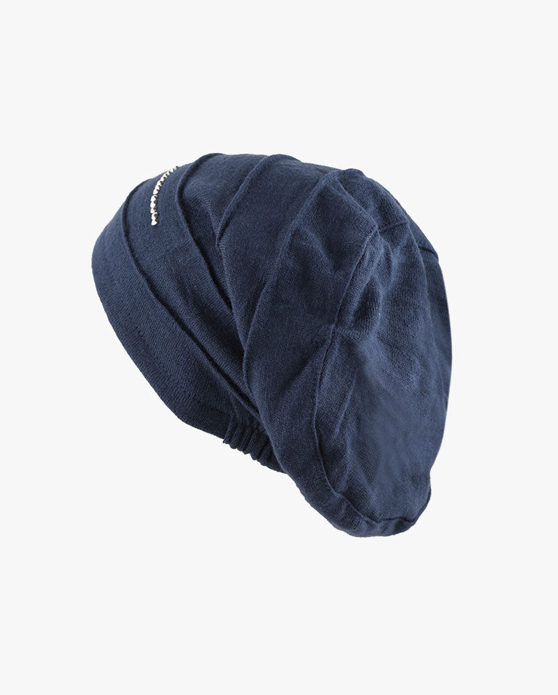 The Hat Depot - Handmade Sun Fleece Lined Slouchy Baggy Beanie