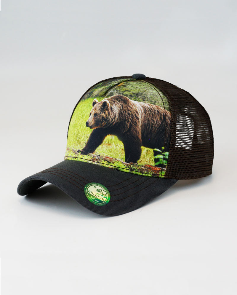 The Hat Depot - Bear Design Mesh Trucker Cap