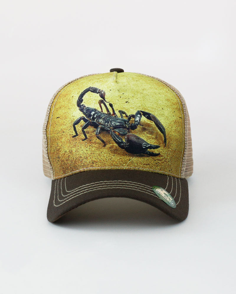 The Hat Depot - Scorpion Design Mesh Trucker Cap