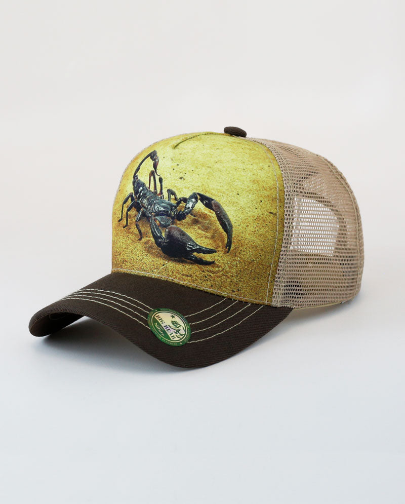 The Hat Depot - Scorpion Design Mesh Trucker Cap