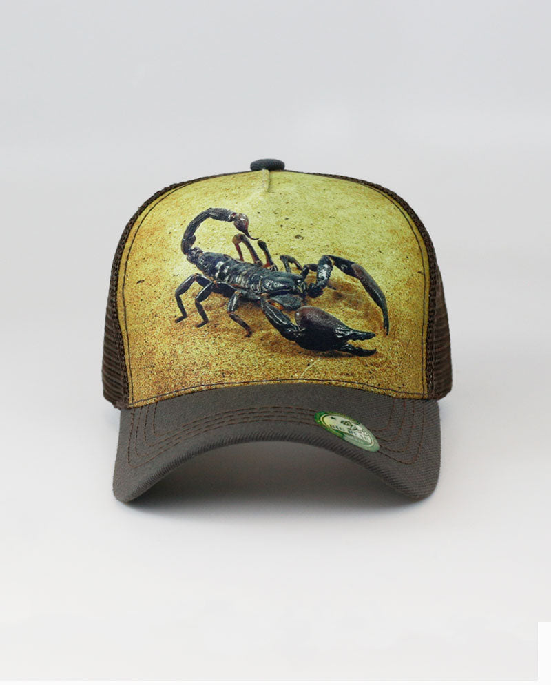 The Hat Depot - Scorpion Design Mesh Trucker Cap