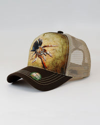 The Hat Depot - Spider Design Mesh Trucker Cap