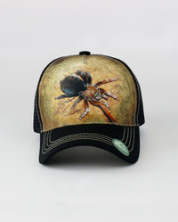 The Hat Depot - Spider Design Mesh Trucker Cap