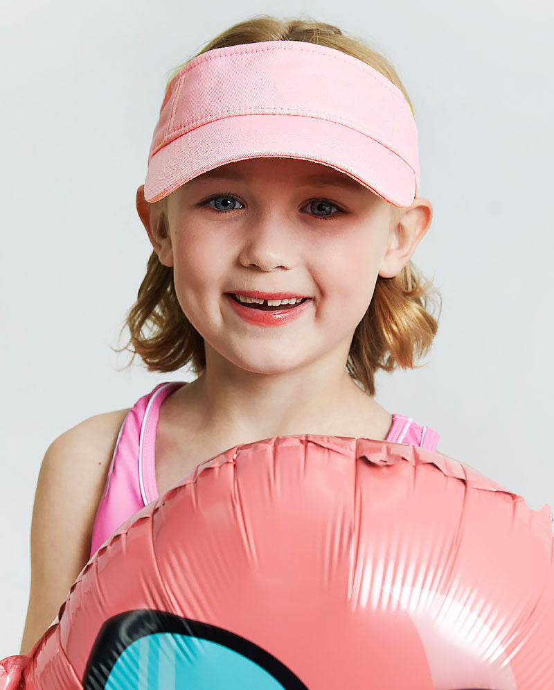 The Hat Depot Kids - Sport Quick-adjust Strap Closure Cotton Visor
