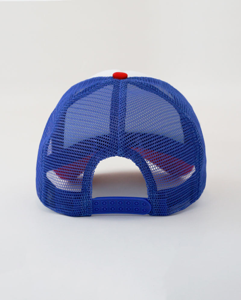 The Hat Depot - Sponge White Front Trucker Cap