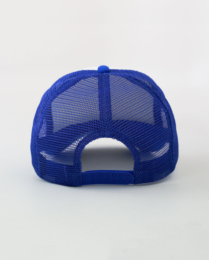 The Hat Depot - Sponge White Front Trucker Cap