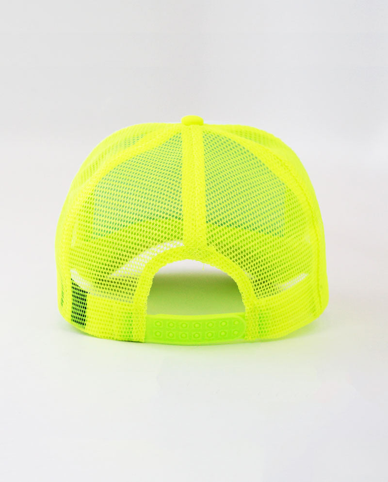 The Hat Depot - Sponge White Front Trucker Cap