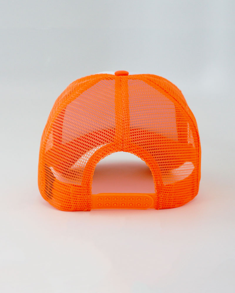 The Hat Depot - Sponge White Front Trucker Cap