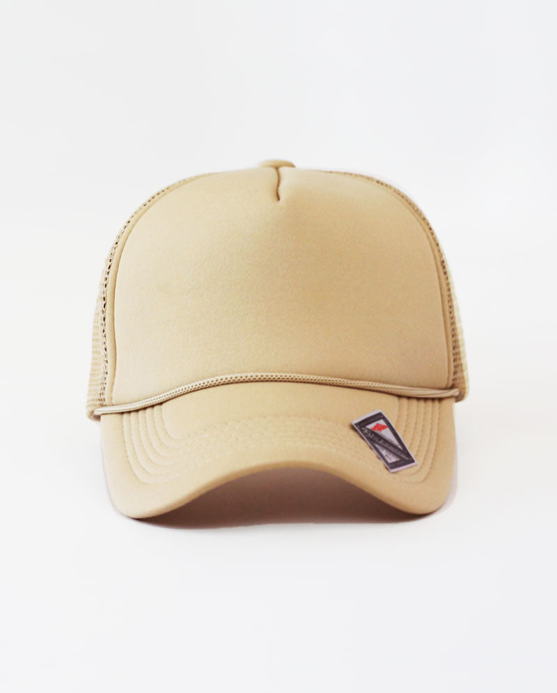 The Hat Depot - Sponge Basic One Color Trucker Cap