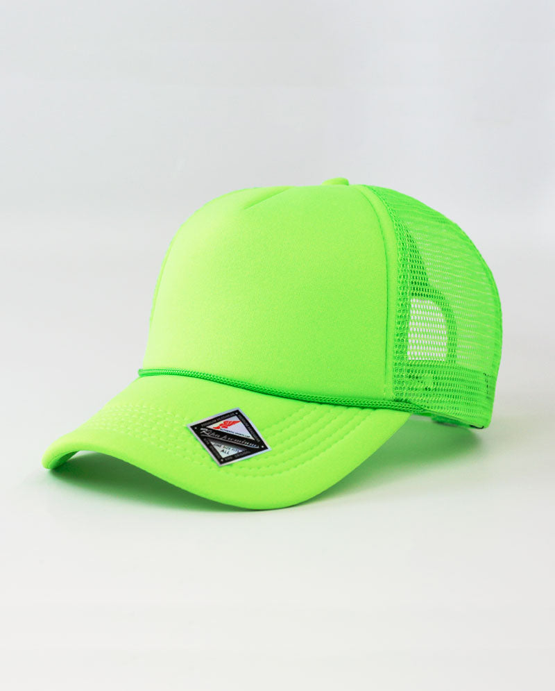 The Hat Depot - Sponge Basic One Color Trucker Cap