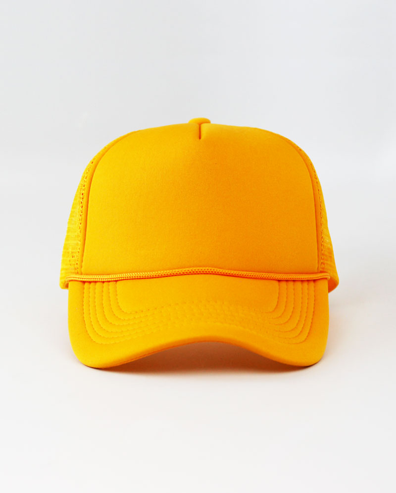 The Hat Depot - Sponge Basic One Color Trucker Cap
