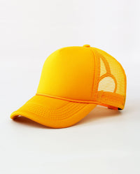 The Hat Depot - Sponge Basic One Color Trucker Cap