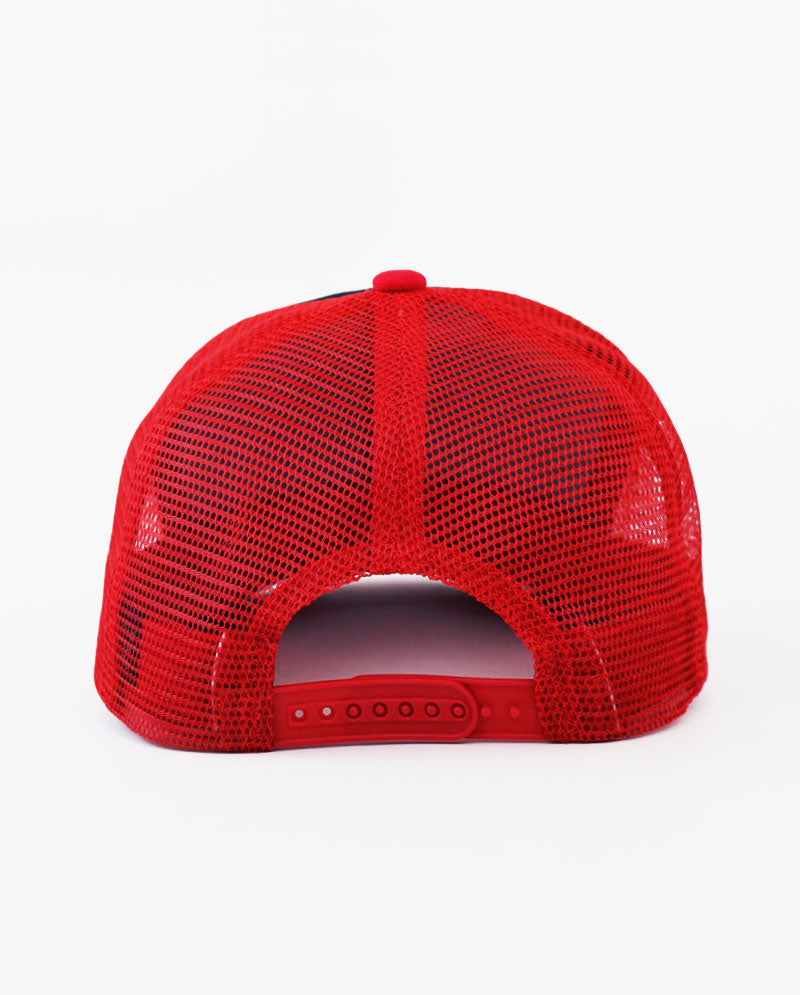 The Hat Depot - Cotton Mesh Back Two Tone Snapback Trucker Cap