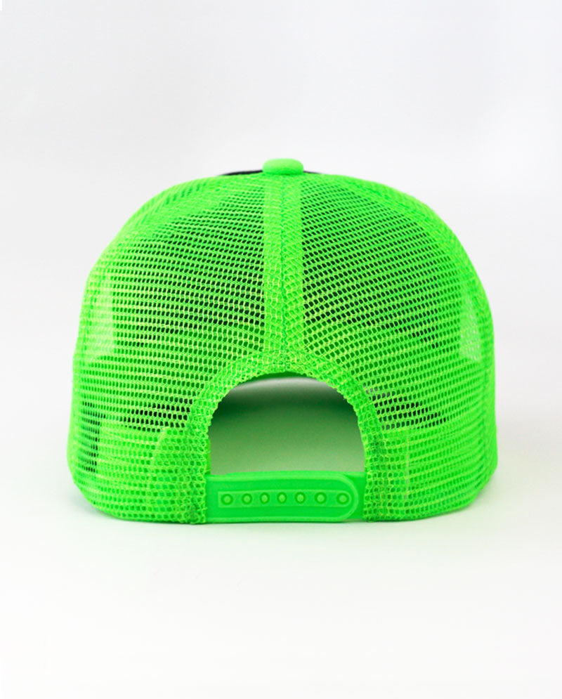 The Hat Depot - Cotton Mesh Back Two Tone Snapback Trucker Cap