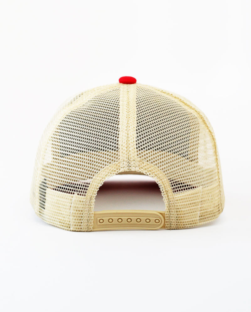 The Hat Depot - Cotton Mesh Back Two Tone Snapback Trucker Cap