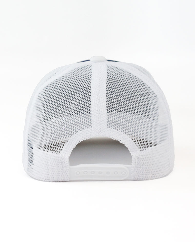 The Hat Depot - Cotton Mesh Back Two Tone Snapback Trucker Cap