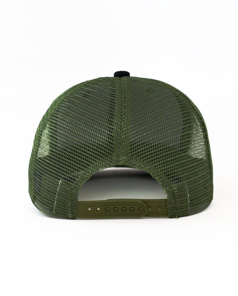 The Hat Depot - Cotton Mesh Back Two Tone Snapback Trucker Cap