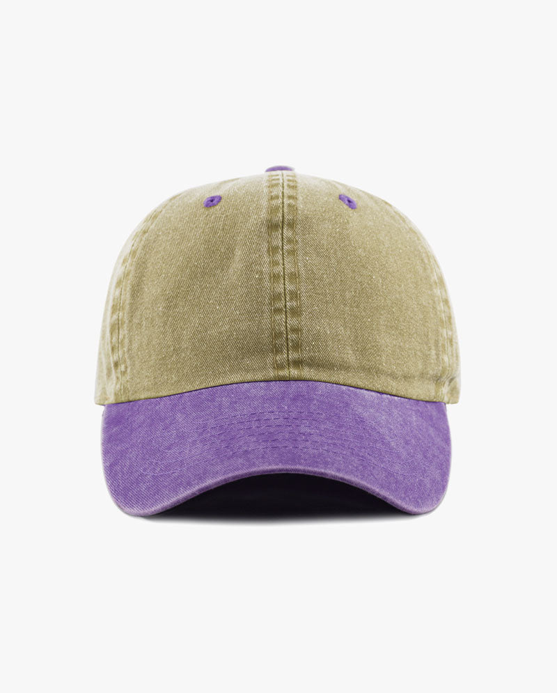 The Hat Depot - Pigment Baseball Cap_Two tone