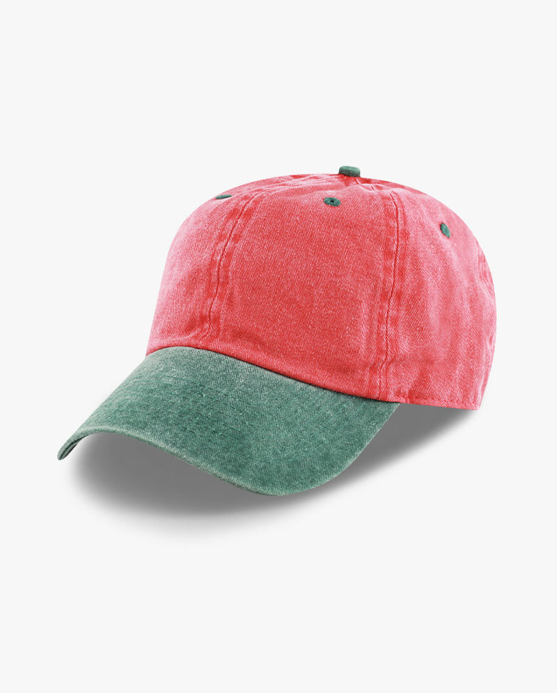 The Hat Depot - Pigment Baseball Cap_Two tone