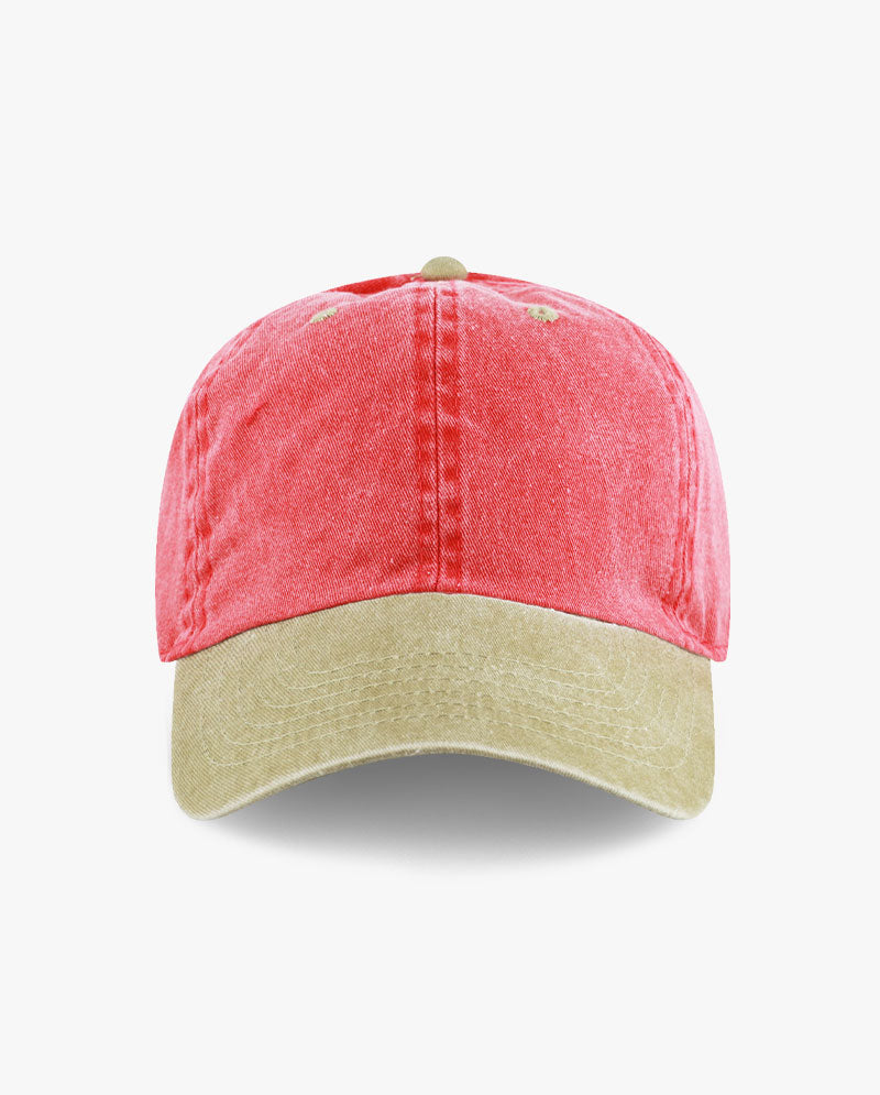 The Hat Depot - Pigment Baseball Cap_Two tone