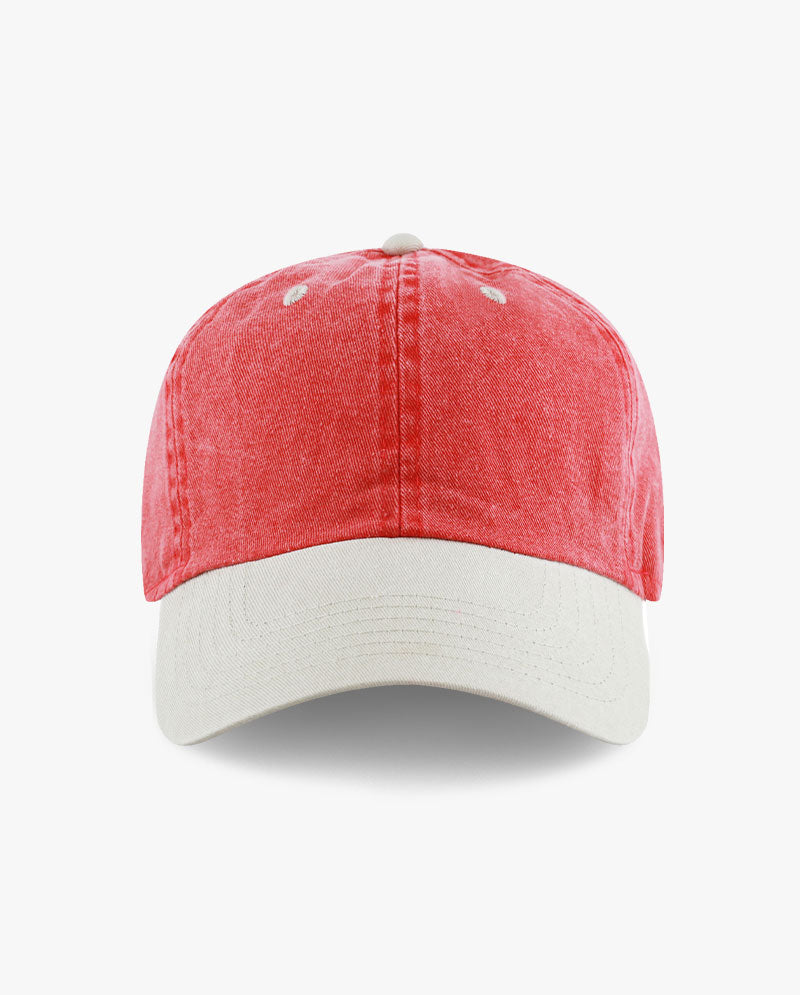 The Hat Depot - Pigment Baseball Cap_Two tone