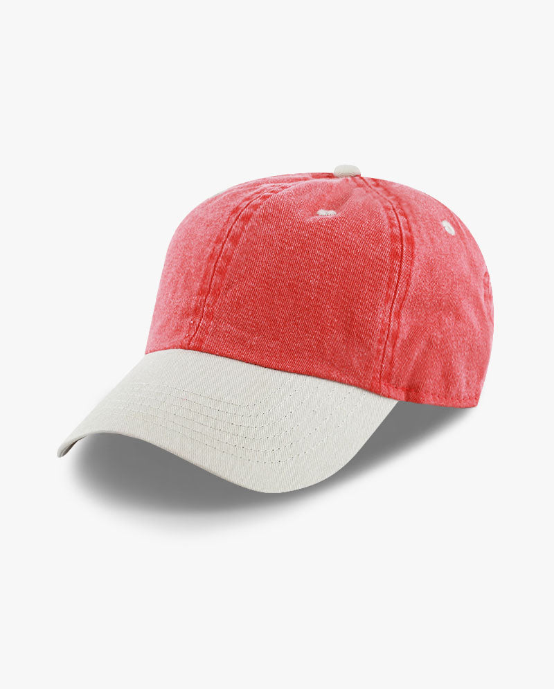 The Hat Depot - Pigment Baseball Cap_Two tone