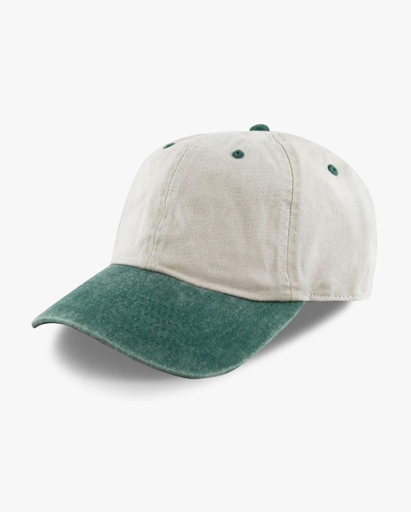 The Hat Depot - Pigment Baseball Cap_Two tone