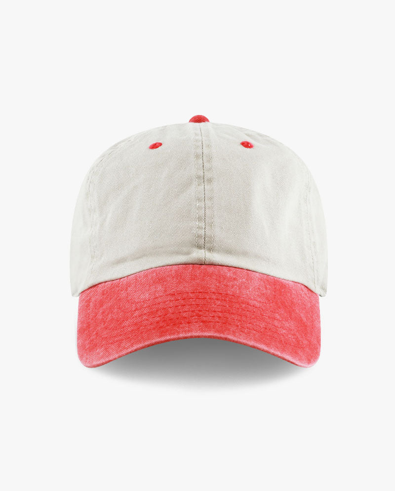 The Hat Depot - Pigment Baseball Cap_Two tone