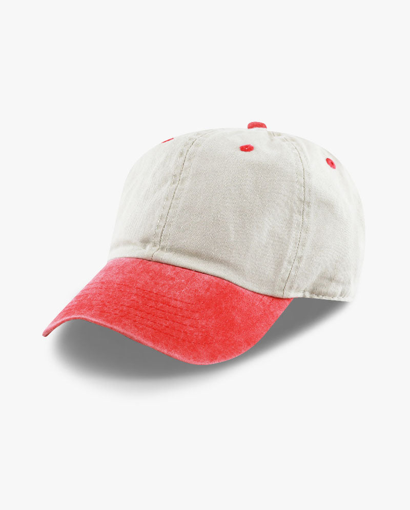 The Hat Depot - Pigment Baseball Cap_Two tone