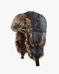 The Hat Depot Kids - Safety Reflective Faux Fur Aviator Trapper