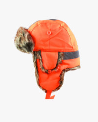 The Hat Depot Kids - Safety Reflective Faux Fur Aviator Trapper