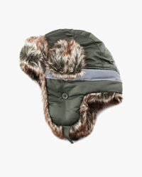 The Hat Depot Kids - Safety Reflective Faux Fur Aviator Trapper