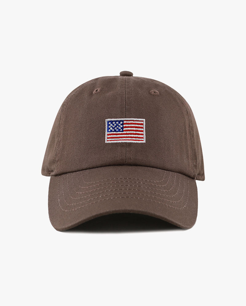 The Hat Depot Kids - Embroidered USA Flag Baseball Cap