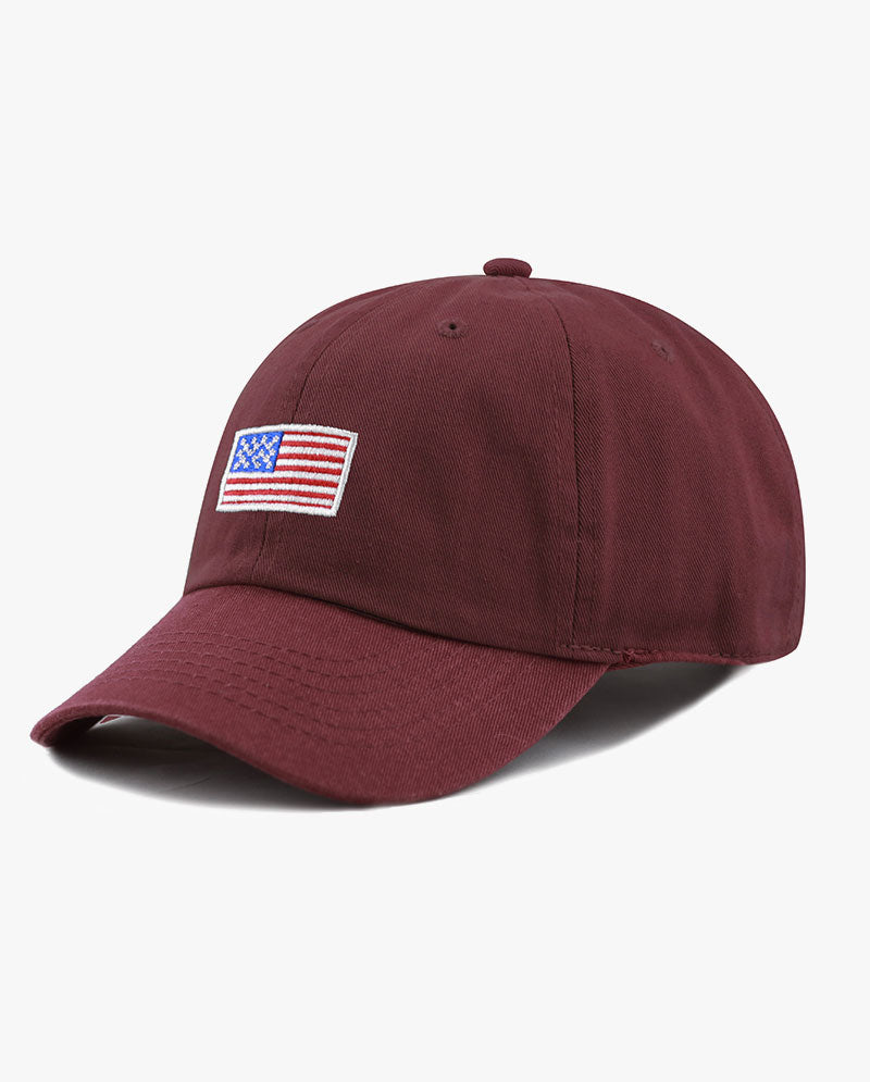 The Hat Depot Kids - Embroidered USA Flag Baseball Cap