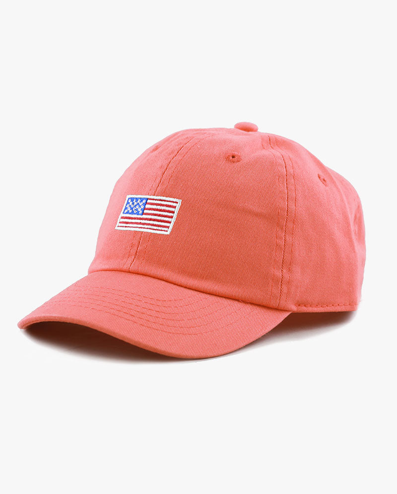 The Hat Depot Kids - Embroidered USA Flag Baseball Cap