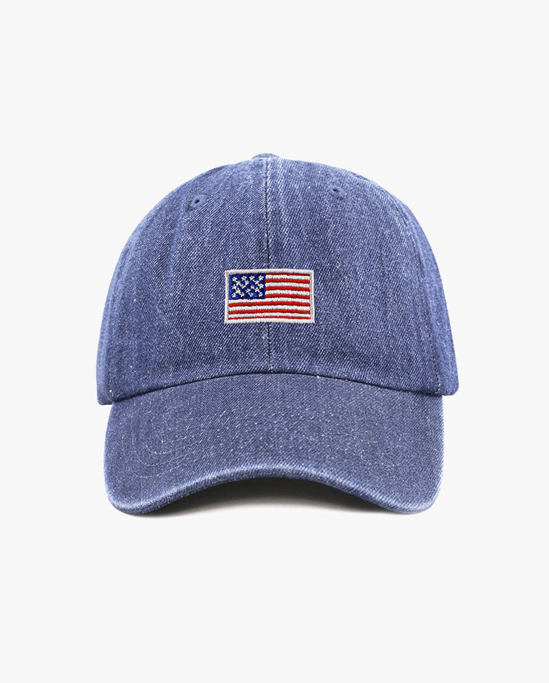 The Hat Depot Kids - Embroidered USA Flag Baseball Cap