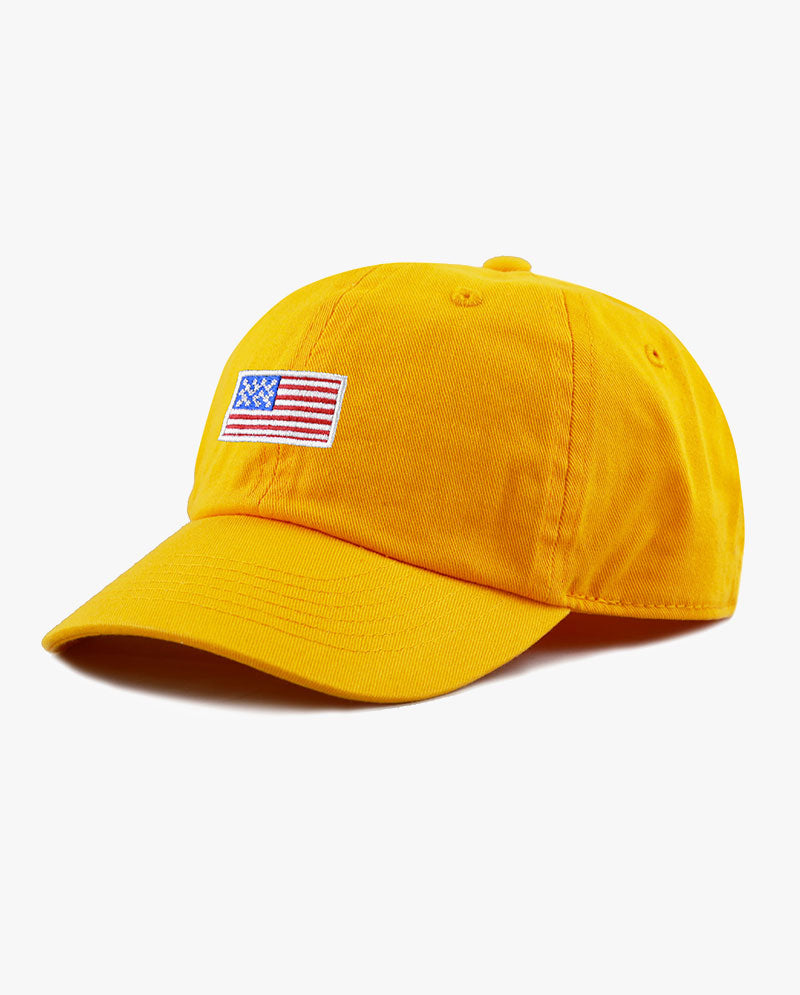 The Hat Depot Kids - Embroidered USA Flag Baseball Cap