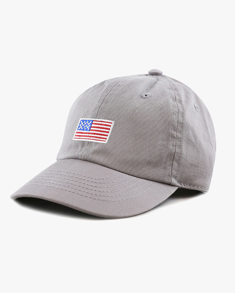 The Hat Depot Kids - Embroidered USA Flag Baseball Cap