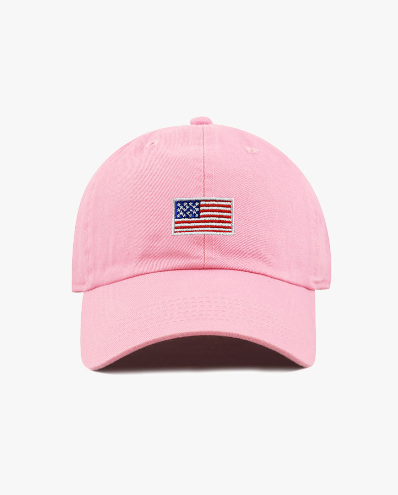 The Hat Depot Kids - Embroidered USA Flag Baseball Cap