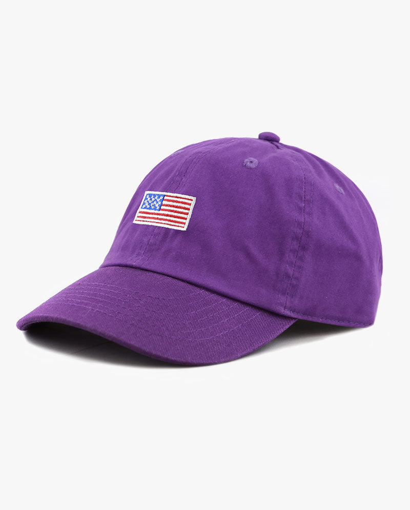 The Hat Depot Kids - Embroidered USA Flag Baseball Cap