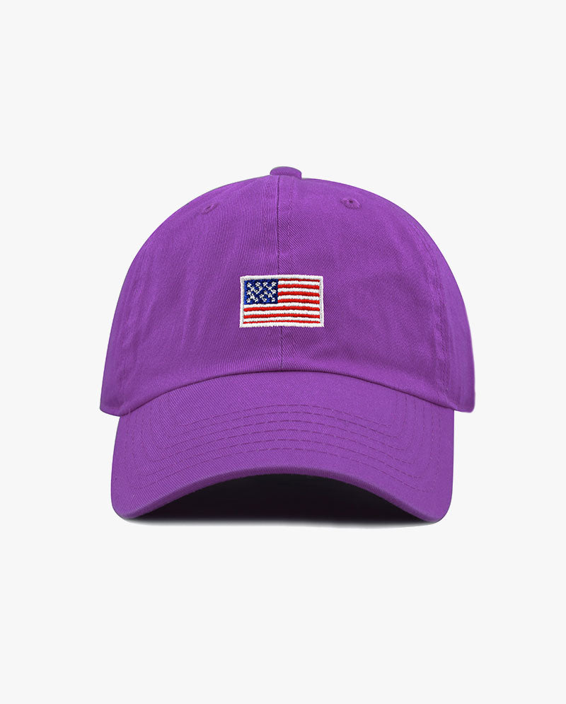 The Hat Depot Kids - Embroidered USA Flag Baseball Cap