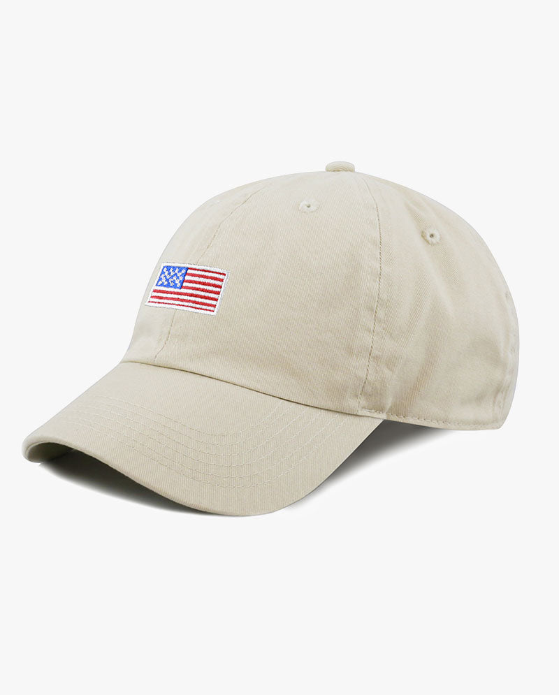 The Hat Depot Kids - Embroidered USA Flag Baseball Cap