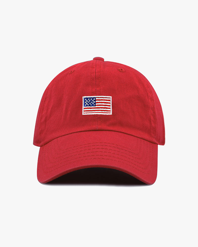 The Hat Depot Kids - Embroidered USA Flag Baseball Cap