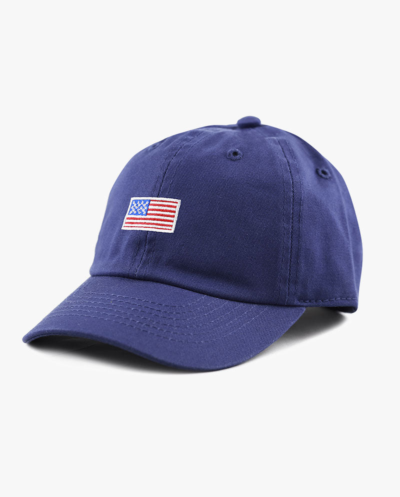 The Hat Depot Kids - Embroidered USA Flag Baseball Cap