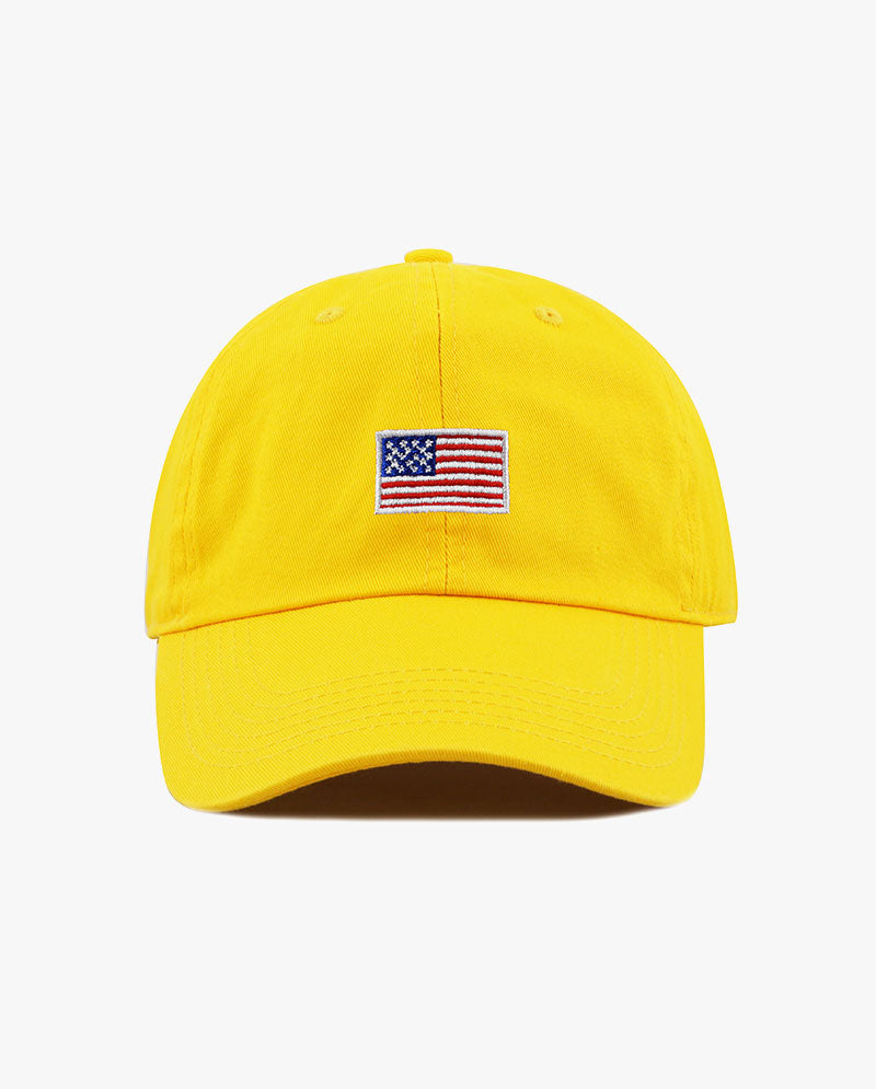 The Hat Depot Kids - Embroidered USA Flag Baseball Cap