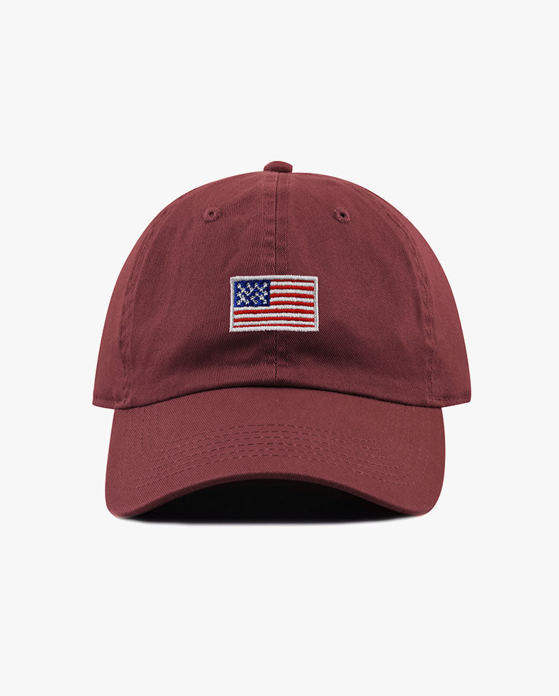 The Hat Depot Kids - Embroidered USA Flag Baseball Cap