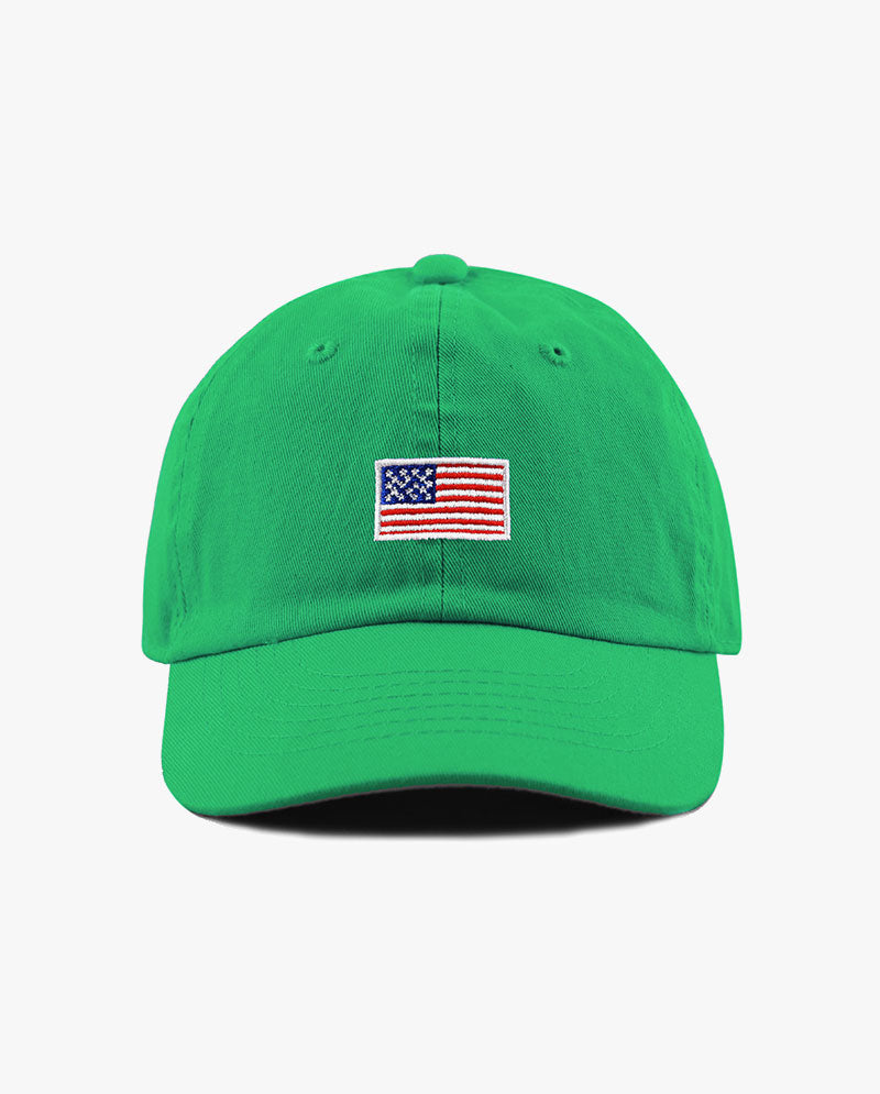 The Hat Depot Kids - Embroidered USA Flag Baseball Cap