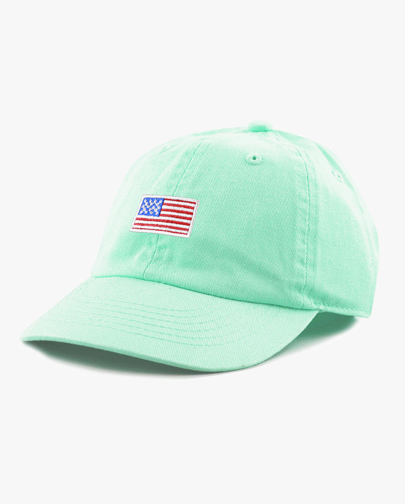 The Hat Depot Kids - Embroidered USA Flag Baseball Cap