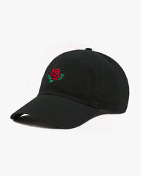 The Hat Depot - Embroidered Rose Baseball Cap